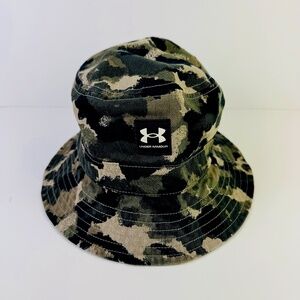 Under Armour Branded Camo Bucket Hat Camoflage 1376704 003 Men's Size L/XL NEW
